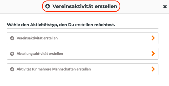 FAQ FÜR VEREINE